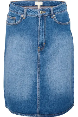 Part Two Dames, Rokken, Blauw, Maat: 2XS Denim