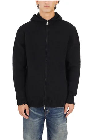 GIORGIO BRATO Heren, Sweatshirts & Hoodies, Zwart, Maat: XL Wol