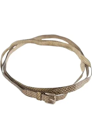 Dolce & Gabbana Dames, Pre-owned, Grijs, Maat: ONE Size Leer