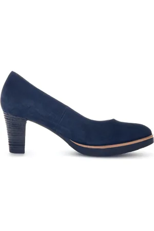 Gabor Dames, Schoenen, Blauw, Maat: 40 1/2 EU Suède