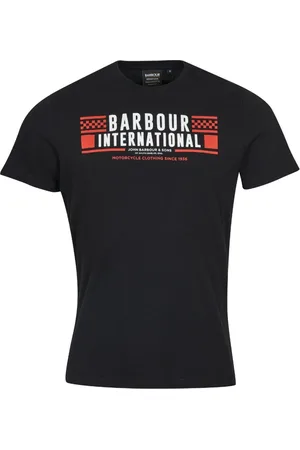 Barbour Heren, Tops, Zwart, Maat: L Katoen