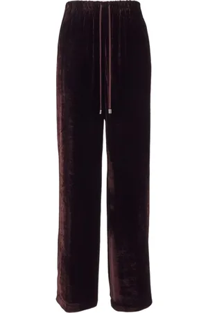 GENTRYPORTOFINO Dames, Broeken, Paars, Maat: XS Zijde