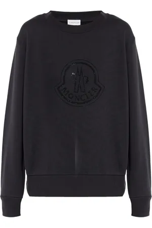Moncler Dames, Sweatshirts & Hoodies, Zwart, Maat: L