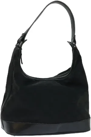 Salvatore Ferragamo Dames, Pre-owned, Zwart, Maat: ONE Size Katoen