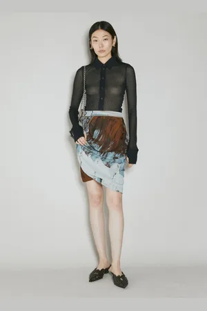 Vivienne Westwood Dames, Rokken, Bruin, Maat: M Wol