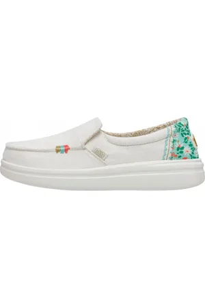 Hey dude Dames, Schoenen, Wit, Maat: 41 EU Katoen