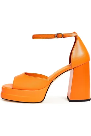 CESARE GASPARI Dames, Schoenen, Oranje, Maat: 40 EU Leer