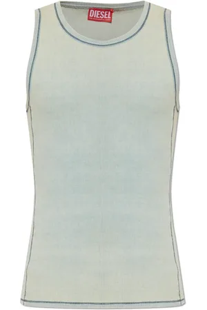 Diesel Unisex, Tops, Grijs, Maat: XS Katoen