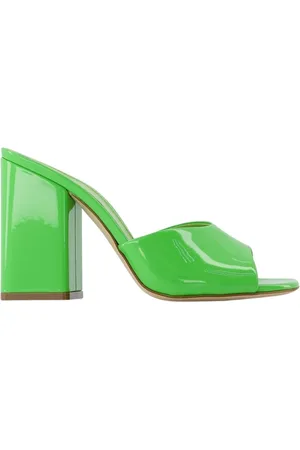 PARIS TEXAS Dames, Schoenen, Groen, Maat: 38 1/2 EU Leer
