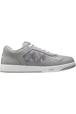 Dior Heren, Schoenen, Grijs, Maat: 48 EU Zijde