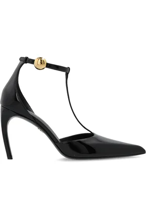 Salvatore Ferragamo Dames, Schoenen, Zwart, Maat: 38 1/2 EU Leer