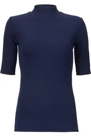 Modstrom Dames, Tops, Blauw, Maat: S Katoen