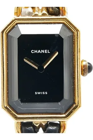 CHANEL Dames, Pre-owned, Geel, Maat: ONE Size Leer