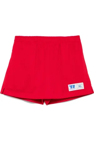 Alexander Wang Dames, Korte broeken, Rood, Maat: S Zijde