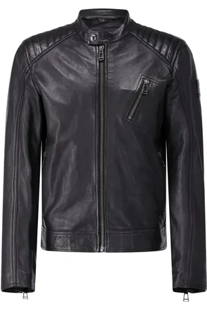 Belstaff Heren, Jassen, Zwart, Maat: 2XL Leer