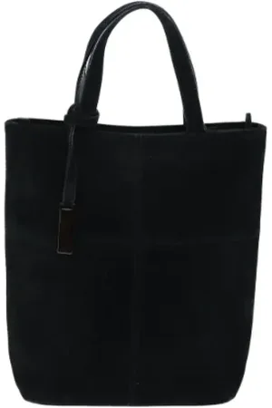 Gucci Dames, Pre-owned, Zwart, Maat: ONE Size Suède