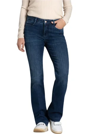 Mac Dames, Jeans, Blauw, Maat: XS Denim