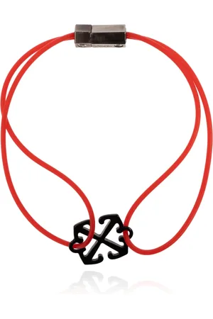 OFF-WHITE Heren, Accessoires, Rood, Maat: L Leer