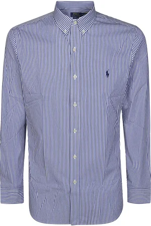 Ralph Lauren Heren, Overhemden, Blauw, Maat: 2XL Katoen