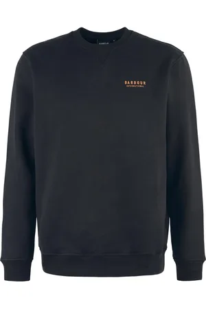Barbour Heren, Sweatshirts & Hoodies, Zwart, Maat: XL Katoen
