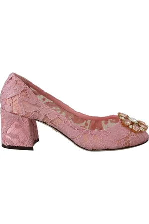 Dolce & Gabbana Dames, Schoenen, Roze, Maat: 37 EU Katoen