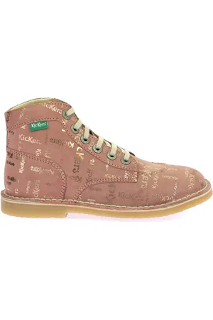 Kickers Dames, Schoenen, Roze, Maat: 38 EU Leer