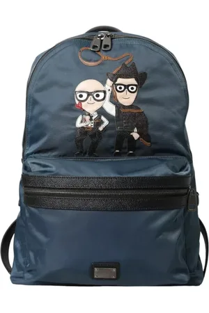 Dolce & Gabbana Unisex, Tassen, Blauw, Maat: ONE Size Nylon