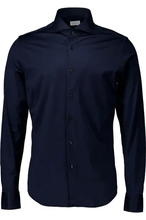 Xacus Heren, Overhemden, Blauw, Maat: S
