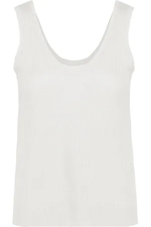 Bomboogie Dames, Tops, Wit, Maat: L Linnen