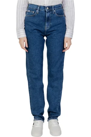 Calvin Klein Dames, Jeans, Blauw, Maat: W32 L32 Katoen