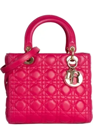 Dior Dames, Pre-owned, Roze, Maat: ONE Size Leer