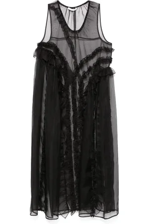 Cecilie Bahnsen Dames, Jurken, Zwart, Maat: XS