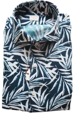 Xacus Heren, Overhemden, Blauw, Maat: XL Katoen