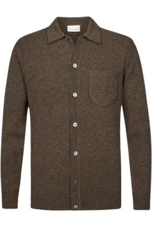 Profuomo Heren, Jassen, Bruin, Maat: 2XL Katoen