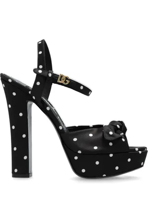 Dolce & Gabbana Dames, Schoenen, Zwart, Maat: 38 EU Leer
