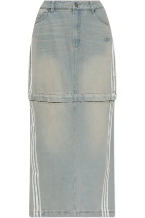 adidas Dames, Rokken, Blauw, Maat: 2XS Denim