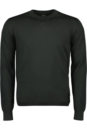Fendi Heren, Truien, Groen, Maat: S Wol