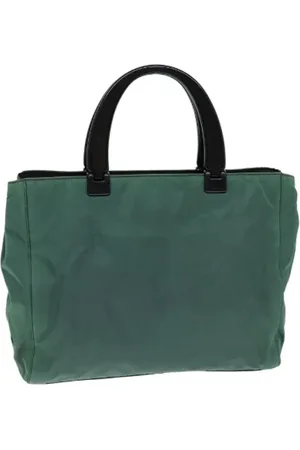 Prada Dames, Pre-owned, Groen, Maat: ONE Size Nylon