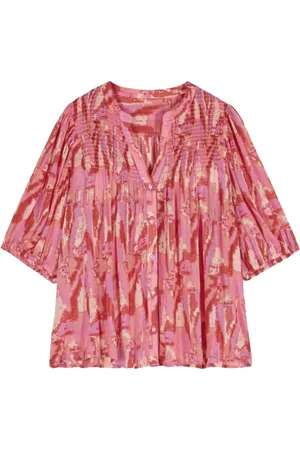 Bash Dames, Blouses & Shirts, Veelkleurig, Maat: S Katoen
