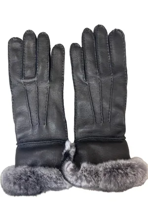 Restelli Guanti Unisex, Accessoires, Zwart, Maat: 8 IN Leer
