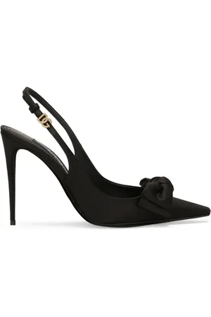 Dolce & Gabbana Dames, Schoenen, Zwart, Maat: 38 EU Zijde