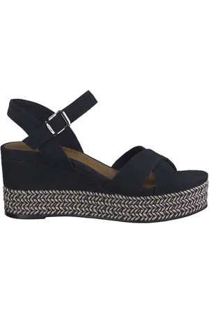 Tamaris Dames, Schoenen, Blauw, Maat: 38 EU Leer