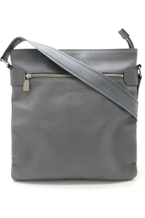 LOUIS VUITTON Dames, Pre-owned, Grijs, Maat: ONE Size Leer
