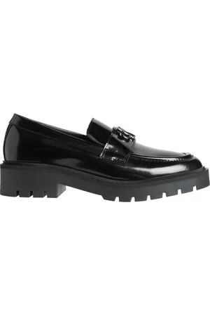 Calvin Klein Dames, Schoenen, Zwart, Maat: 37 EU Leer