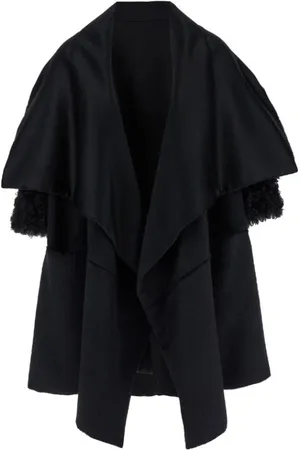 Alberta Ferretti Dames, Jassen, Zwart, Maat: XS Mohair