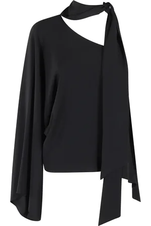 FEDERICA TOSI Dames, Blouses & Shirts, Zwart, Maat: S