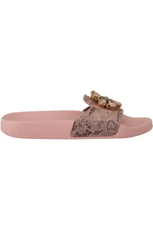 Dolce & Gabbana Dames, Schoenen, Roze, Maat: 36 EU Katoen