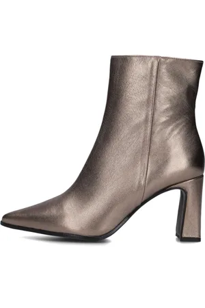 NOTRE-V Dames, Schoenen, Grijs, Maat: 36 EU Leer