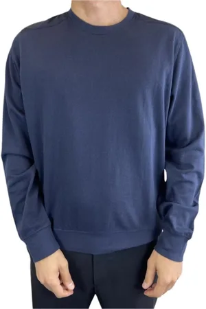 Aspesi Heren, Sweatshirts & Hoodies, Blauw, Maat: 2XL Jersey