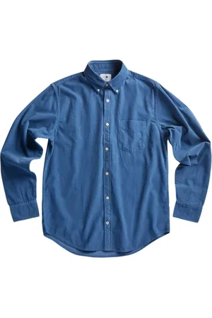 NN.07 Heren, Overhemden, Blauw, Maat: L